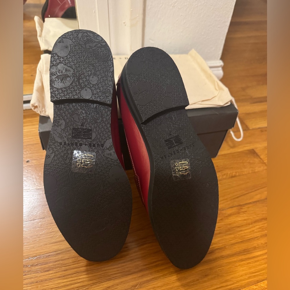 Duke + Dexter Cherry Red Penny Loafers - Picture 9 of 9